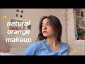 Natural Orange Makeup 