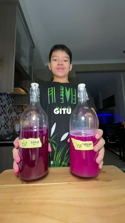 Minuman fermentasi hasilnya