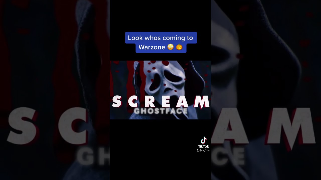 NEW Ghostface Operator (SCREAM) coming to Warzone 😳🎃 (Subscribe?) 