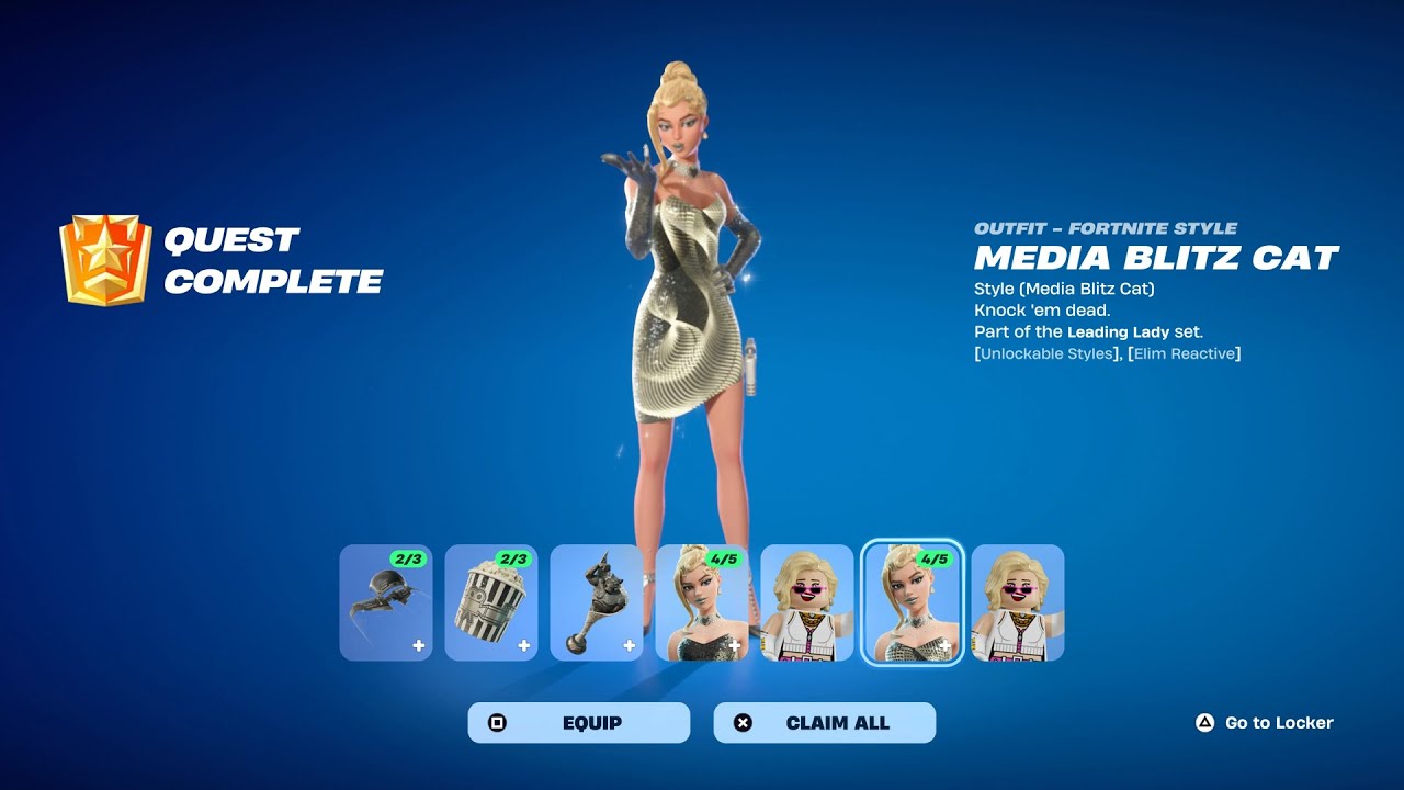 How To Get & Complete Battle Bus Media Blitz Cat Skin Quest in Fortnite ...