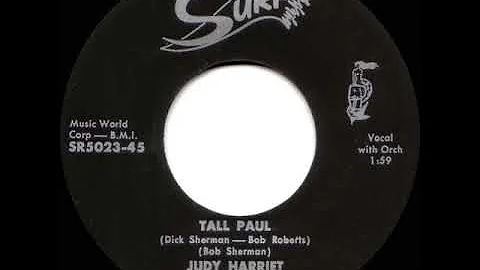 1st RECORDING OF: Tall Paul - Judy Harriet (1958)