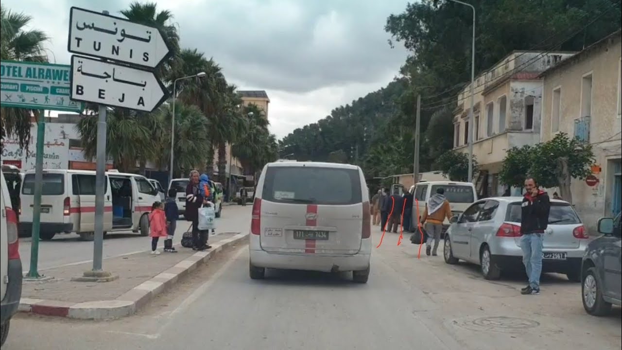 Tunisie tabarka hammamet yasmine- car Driving - 19/12/2022 #algeria #tunisie #hammamet