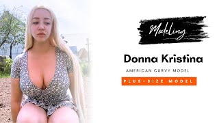 Donna Kristina Redefining Plus-Size Beauty Bio & Facts Instagram Model