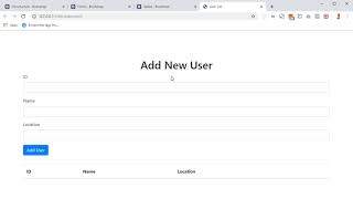 JavaScript User List App | No Frameworks