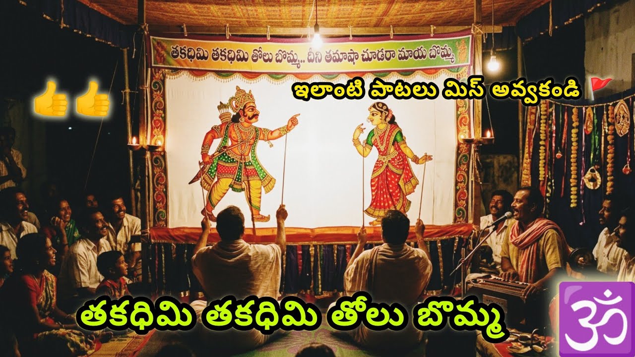 తకధిమి తకధిమి తోలు బొమ్మ ధీని తమాషా చూడరా మాయ బొమ్మ🚩🚩🚩🚩🚩🚩🚩🕉️🕉️🕉️🕉️ భజన పాటలు 👍