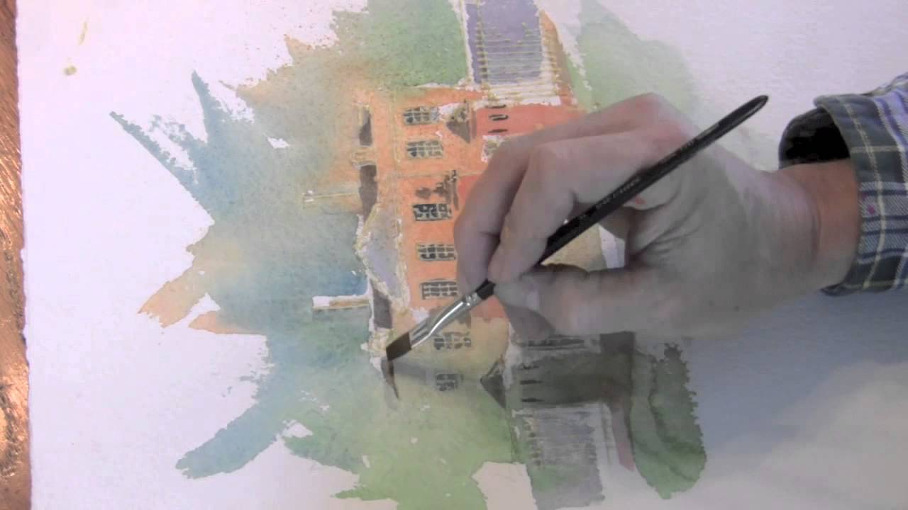 Pen And Ink With Watercolor - Youtube