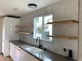 HOW TO Install Floating Shelves - Custom Floating Shelves - Custom Shelving - Butcher Block Shelves