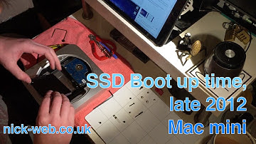 Mac Mini late 2012 DIY SSD Fusion Boot Time