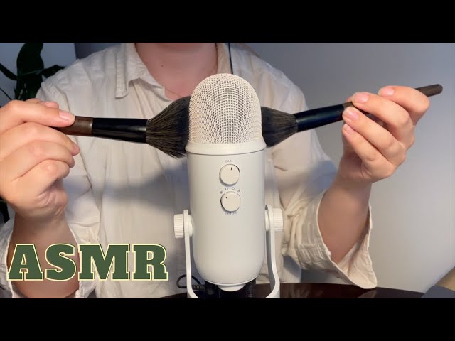 ASMR Slow mic brushing