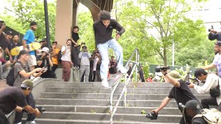 SWITCH FRONTSIDE 180 FRONT SMITH BRANDON JOHNSON GO SKATE DAY 2023