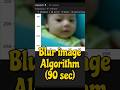 Blur Image From Scratch with Python🐍 (90 Sec) || #python #blureffect