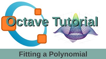 Octave Tutorial. Part V. Fitting data with a polynomial.