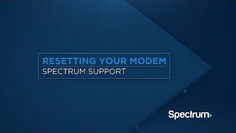 Resetting Your Modem