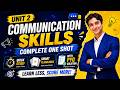 Communication Skills Unit 2 One Shot With PYQ | Passive Voice, Reported Speech & Modals | RTU MUJ