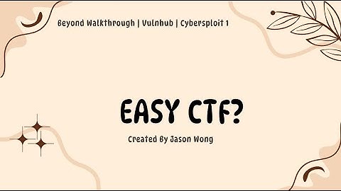 Cybersploit 1 VulnHub Walkthrough | Easy Linux Privilege Escalation & LinPEAS Exploit