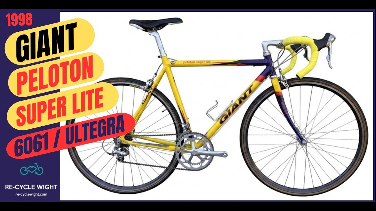 1998 Giant Peloton Super Lite Shimano 6500 Ultegra Vintage Bike