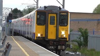 London Overground Class 317s (317732 & 317891) at Cheshunt - 23/04/18