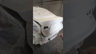 Honda City Re paint white colour [khandwa]#car #carpainting #carpolish mo7909897294