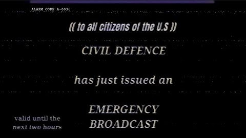 EAS Scenario - "Earthquake: Get Out" | Emergency Alert System