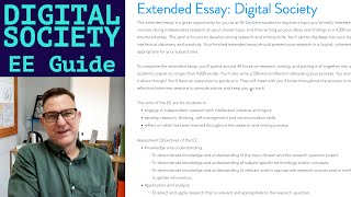 EE Digital Society: The IB DP Extended Essay Guide PART ONE