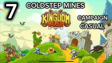 Kingdom Rush - Gameplay Walkthrough Part 7 Level 7 Coldstep Mines (No Commentary)