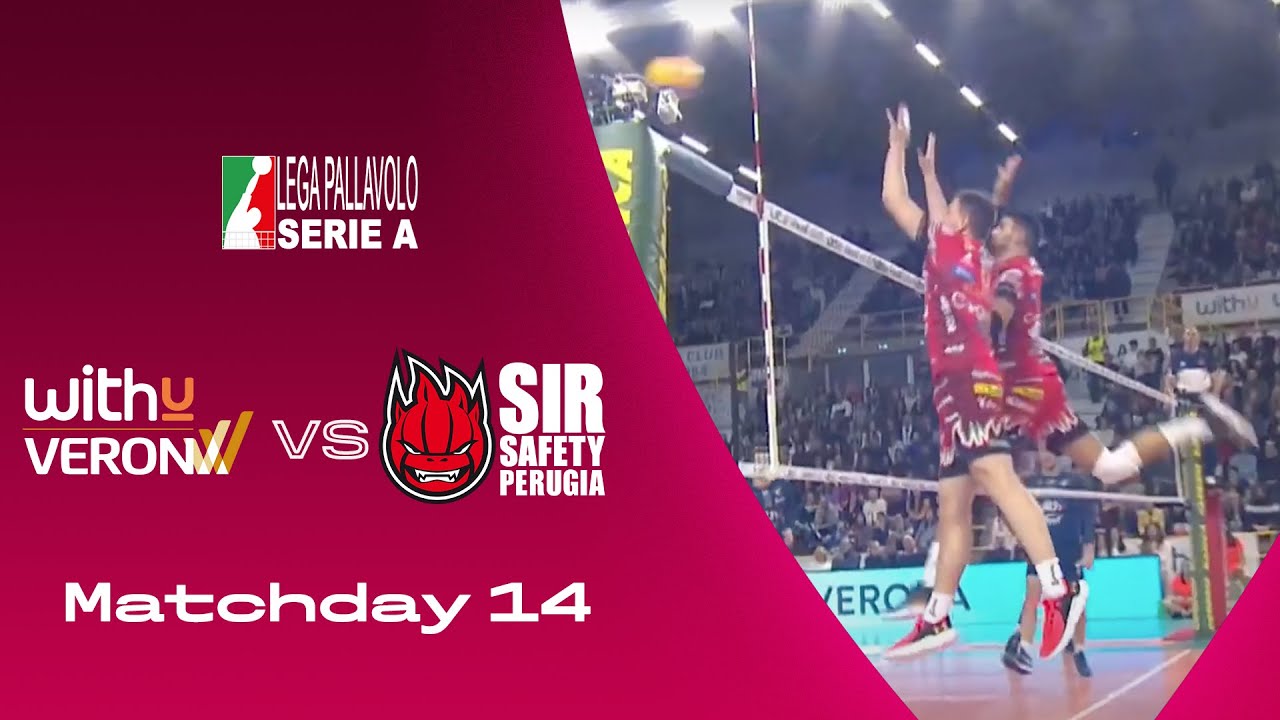 Verona vs Perugia Highlights SuperLega Matchday 14