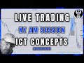 ICT daily Bias explained 🔵 LIVE Futures Trading  - ⚡ ICT Concepts ⚡