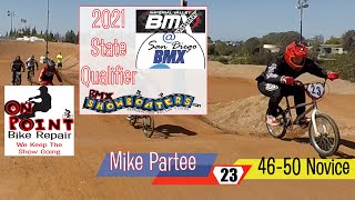 46-50 Novice Mike Partee 2021 Imperial Valley Bmx State Qualifier
