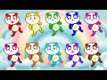 🌈🐼 Rainbow Pandas: 10 Colorful Adventures - Finger Family &amp; Nursery Rhymes for Kids