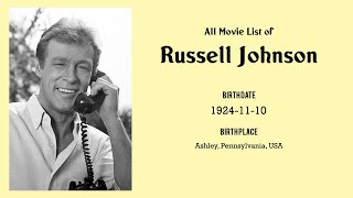 Russell Johnson Movies list Russell Johnson| Filmography of Russell Johnson