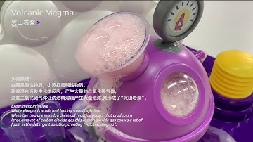 Volcanic Magma - Bubble Science Experiment Deluxe Lab