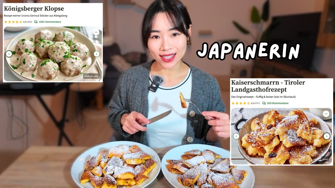 Ich habe versucht, deutsche Gerichte zu kochen, aber…