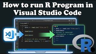 How to run R in vs code