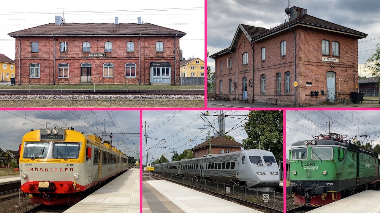 Stockaryd station med omgivningar