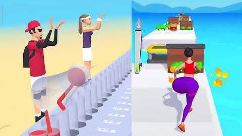 Juice Run 🆚 Twerk Race 3D  - MAX LEVEL Gameplay Walkthrough.....