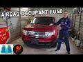 FORD EDGE AIRBAG OCCUPANT CLASSIFICATION SYSTEM FUSE LOCATION REPLACEMENT  AIR BAG OCCUPANCY FUSE