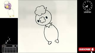 How To Draw Pokemon Drifloon Step By Step
