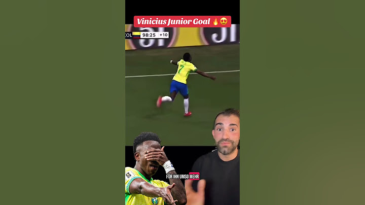 Vinicius Juniors Siegtor gegen Kolumbien 🔥🚨