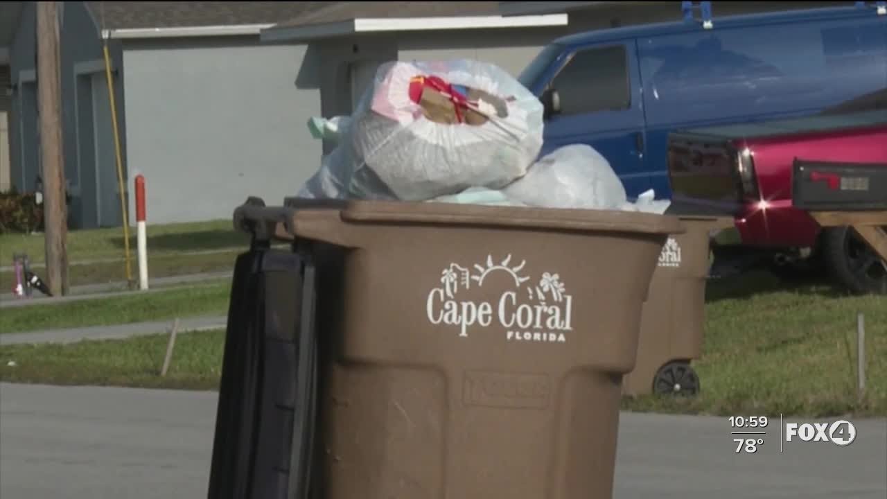 Cape Coral considering fines against WastePro for trash pickup