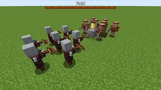 Minecraft raid, but villagers can defend themselves... screenshot 3