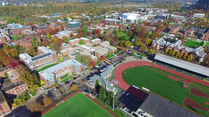 University of Oregon by Drone 2016