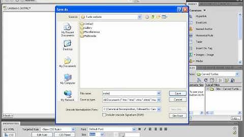 Dreamweaver CS5 Tutorial Saving and Closing Web Pages Adobe Training Lesson 2.5