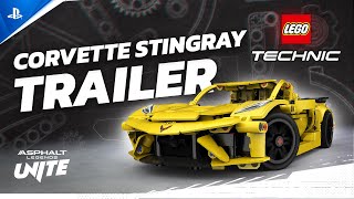Asphalt Legends Unite - LEGO Technic Chevrolet Corvette Stingray | PS5 & PS4 Games screenshot 1