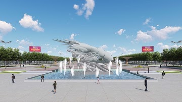 PHƯƠNG ÁN THIẾT KẾ QUẢNG TRƯỜNG PHAN NGỌC HIỂN, THÀNH PHỐ CÀ MAU (PHƯƠNG ÁN 2).