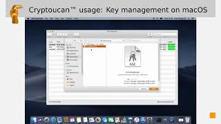 Cryptoucan™ usage: Key management on macOS