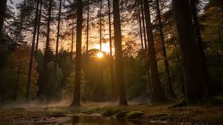 🌿 AI-Generated Cinematic Nature | Misty Forest Sunset | TikTok Trending Vibes 2026 #AIVideo screenshot 5