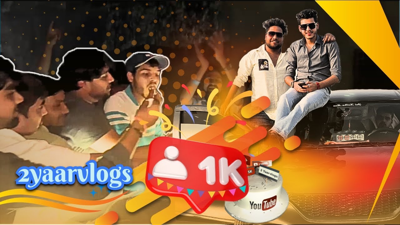 1k Celebration Party 🎉❤️ | 2yaarvlogs 🙏#family #familyvlog #youtubesubscribers #friends