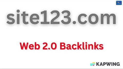 Web 2.0 Backlinks  [ site123.com ]