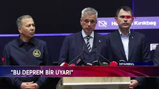 İSTANBUL’DA 6,2 BÜYÜKLÜĞÜNDE DEPREM