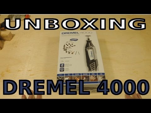 Unboxing Dremel 4000 Kit 26 Acessórios | Vlog Maker #13